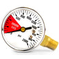  Beer Beverage Pressure Gauge 2000 PSI Left Hand Thread CO2 Beer Kegerator 1/4"(Beer Beverage Pressure Gauge 2000 Psi Left Hand Thread Co2 Beer Kegerator 1 4)