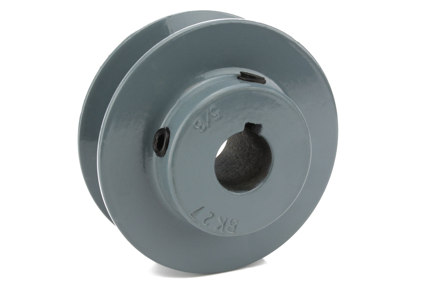  Masterdrive Cast Iron 2.75" Single Groove Pulley V Style B Belt 5L For 5/8" Keyed Shaft BK27-5/8(2 75 Cast Iron Single Groove Pulley B Belt 5l Style 5 8 Shaft)
