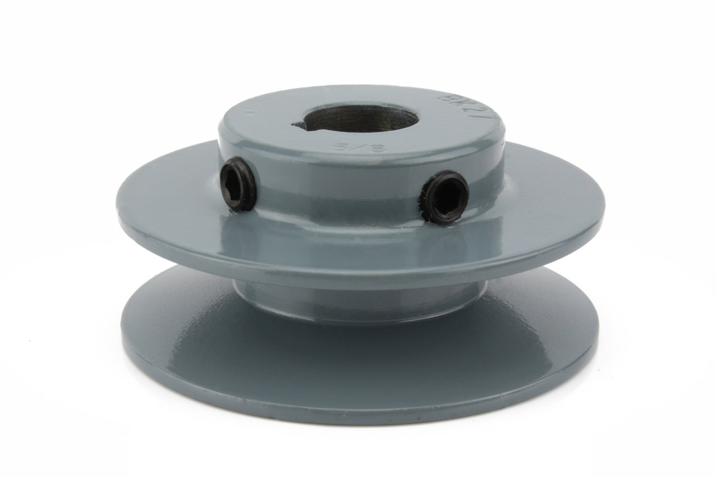  Masterdrive Cast Iron 2.75" Single Groove Pulley V Style B Belt 5L For 5/8" Keyed Shaft BK27-5/8(2 75 Cast Iron Single Groove Pulley B Belt 5l Style 5 8 Shaft)