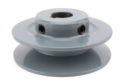  Masterdrive BK28-5/8 Cast Iron 3" Single Groove Pulley V Style B Belt 5L For 5/8 Inch Keyed Shaft(3 Cast Iron Single Groove Pulley B Belt 5l Style 5 8 Shaft)