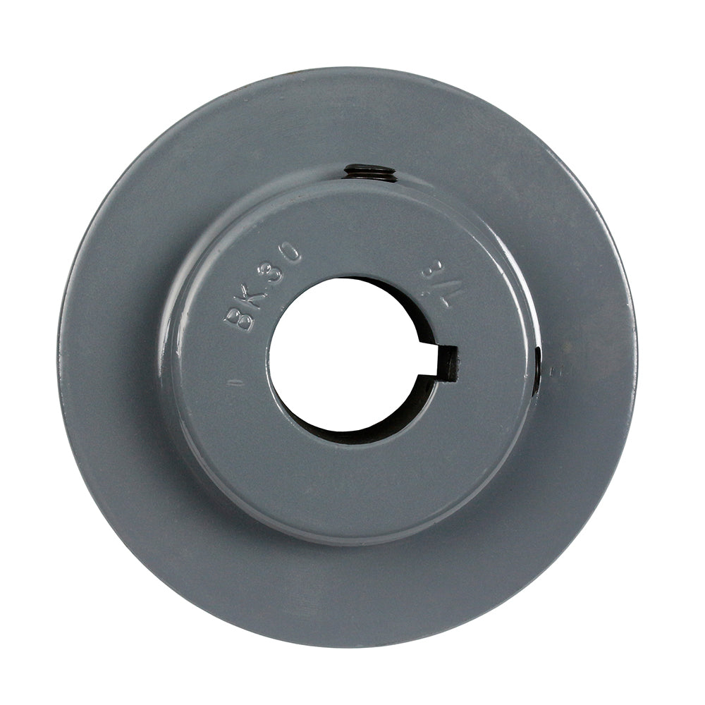  Cast Iron 3.15" Single Groove V Belt Sheave B Section 7/8" Shaft Pulley BK30-7/8(Cast Iron 3 15 Single Groove V Belt Sheave B Section 7 8 Shaft Pulley Bk30 7 8)