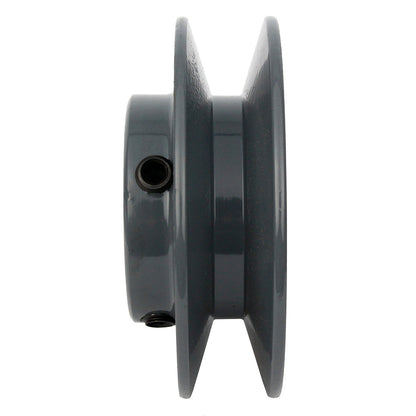  Cast Iron 3.15" Single Groove V Belt Sheave B Section 7/8" Shaft Pulley BK30-7/8(Cast Iron 3 15 Single Groove V Belt Sheave B Section 7 8 Shaft Pulley Bk30 7 8)