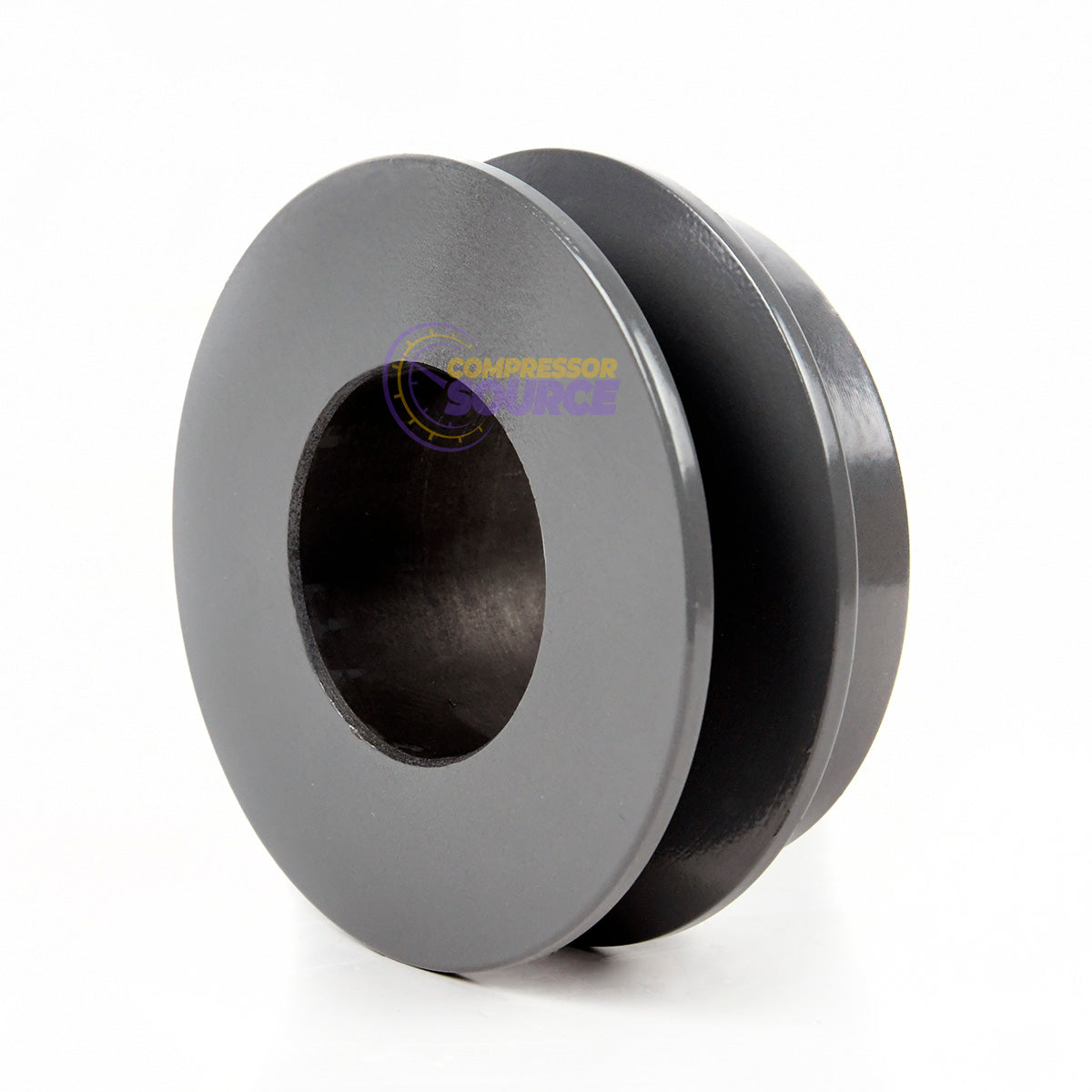  Cast Iron 3.15" Single Groove Belt B Section 5L Pulley With 1-3/8" Sheave Bushing(Cast Iron 3 15 Single Groove Belt B Section 5l Pulley With 1 3 8 Sheave Bushing)