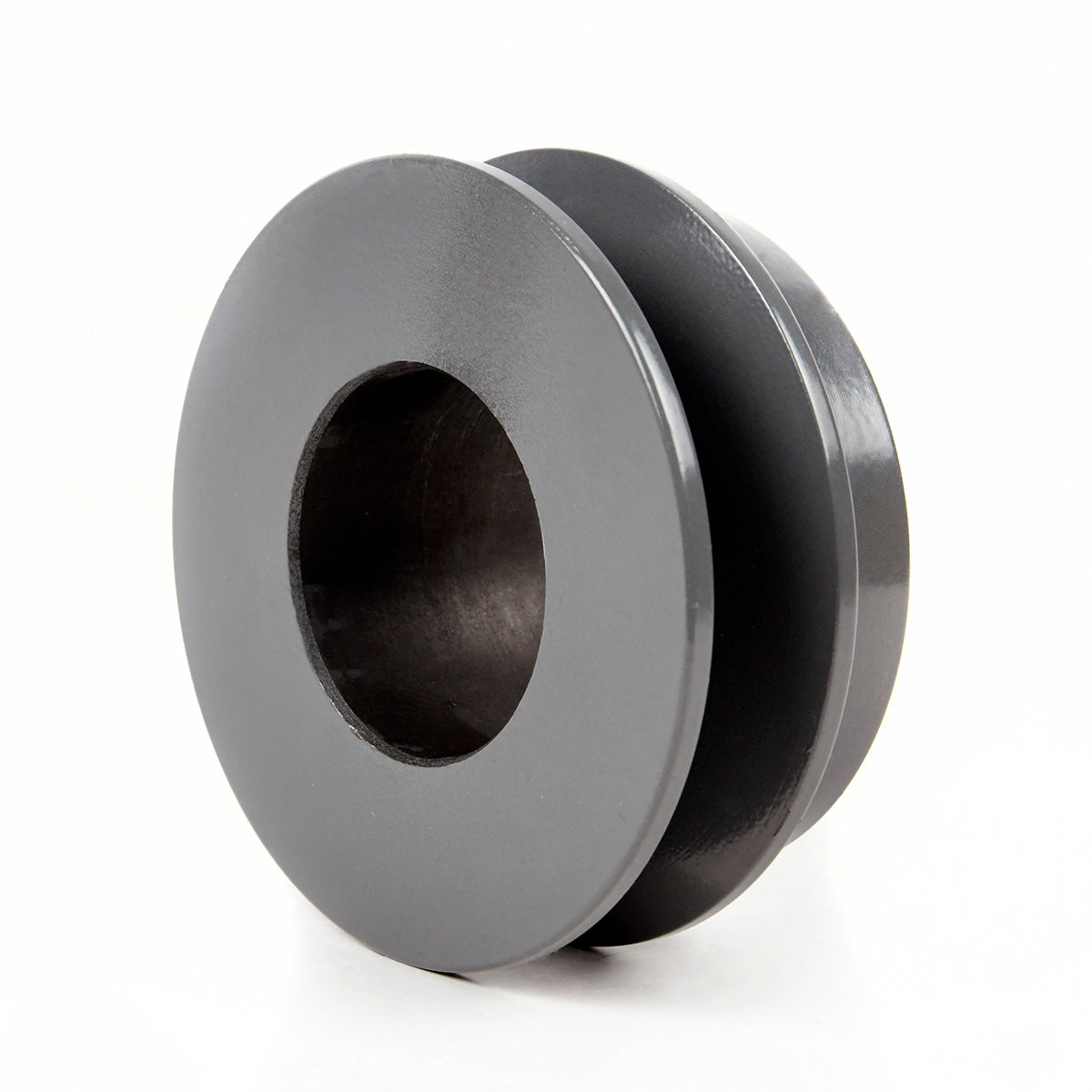  Cast Iron 3.15" Single Groove Belt B Section 5L Pulley With 1-1/4" Sheave Bushing(Cast Iron 3 15 Single Groove Belt B Section 5l Pulley With 1 1 4 Sheave Bushing)