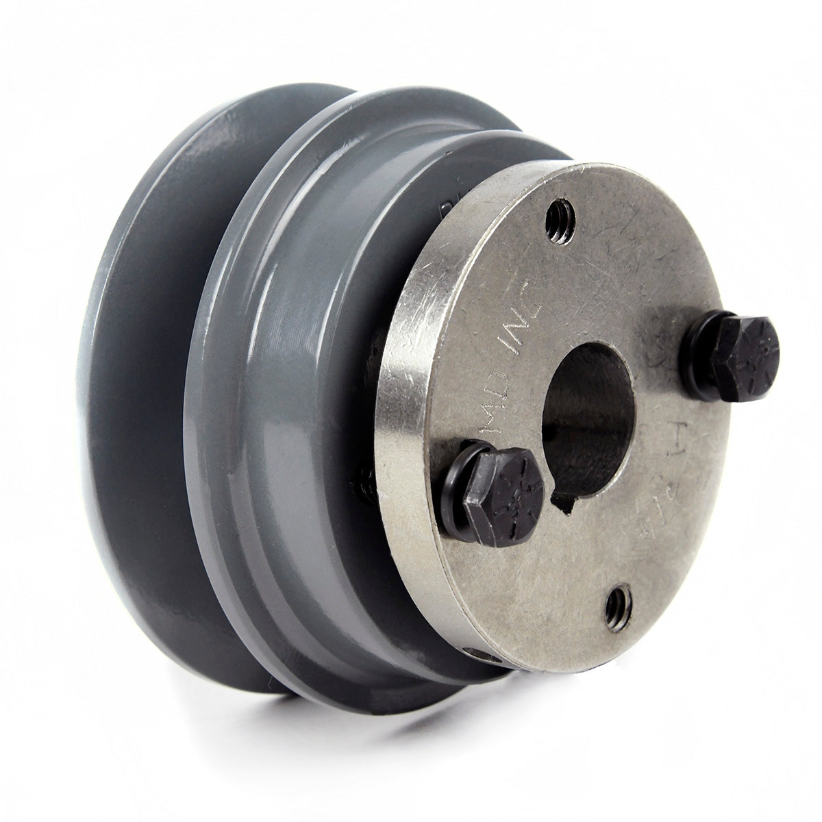  Cast Iron 3.15" Single Groove Belt B Section 5L Pulley With 3/4" Sheave Bushing(Cast Iron 3 15 Single Groove Belt B Section 5l Pulley With 3 4 Sheave Bushing)