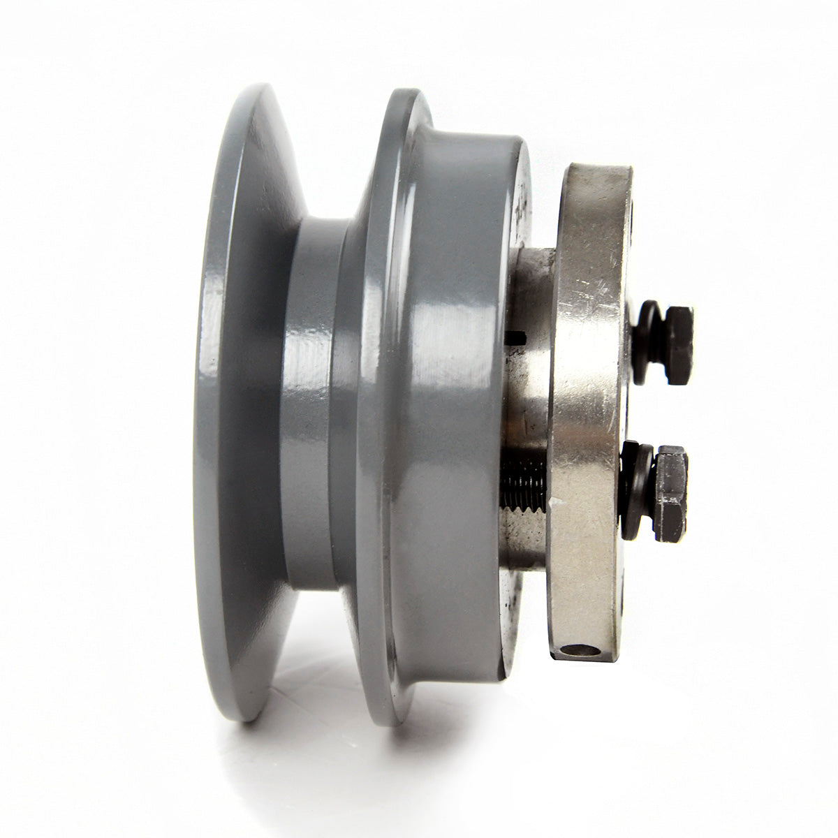  Cast Iron 3.15" Single Groove Belt B Section 5L Pulley With 3/4" Sheave Bushing(Cast Iron 3 15 Single Groove Belt B Section 5l Pulley With 3 4 Sheave Bushing)