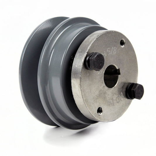  Cast Iron 43.15" Single Groove Belt B Section 5L Pulley With 5/8" Sheave Bushing(Cast Iron 43 15 Single Groove Belt B Section 5l Pulley With 5 8 Sheave Bushing)
