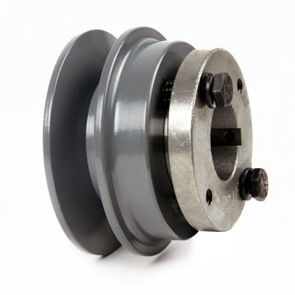  Cast Iron 3.15" Single 1 Groove Belt B Section 5L Pulley W/ 1-1/8" Sheave Bushing(Cast Iron 3 15 Single 1 Groove Belt B Section 5l Pulley W 1 1 8 Sheave Bushing)
