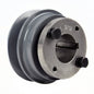  Cast Iron 3.15" Single Groove Belt B Section 5L Pulley W/ 1-3/16" Sheave Bushing(Cast Iron 3 15 Single Groove Belt B Section 5l Pulley W 1 3 16 Sheave Bushing)