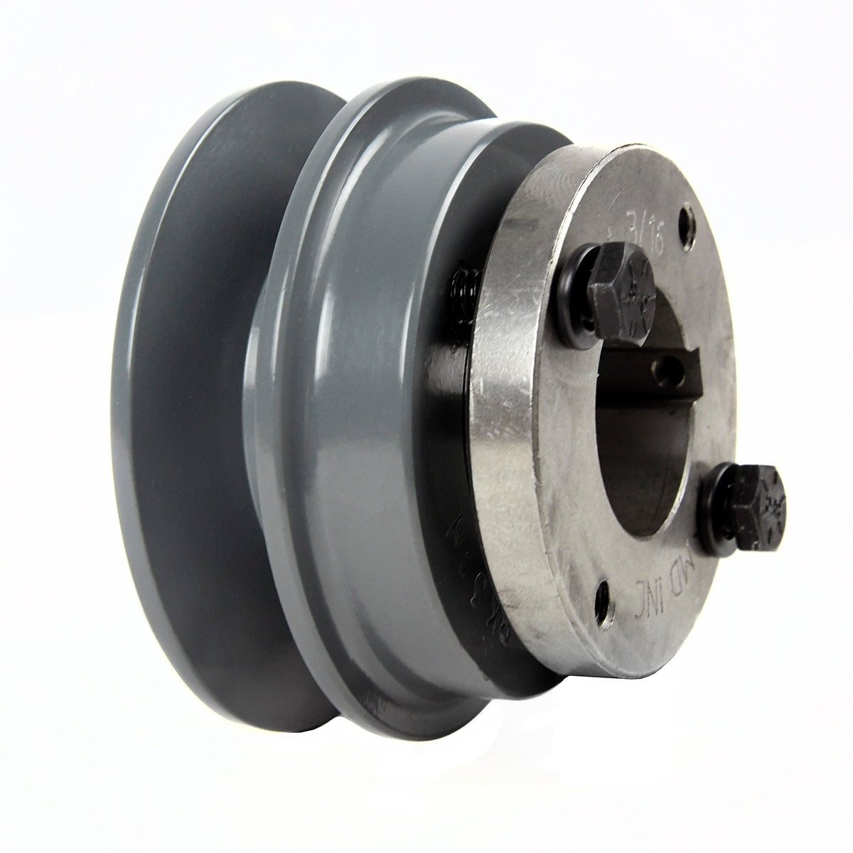  Cast Iron 3.15" Single Groove Belt B Section 5L Pulley W/ 1-3/16" Sheave Bushing(Cast Iron 3 15 Single Groove Belt B Section 5l Pulley W 1 3 16 Sheave Bushing)