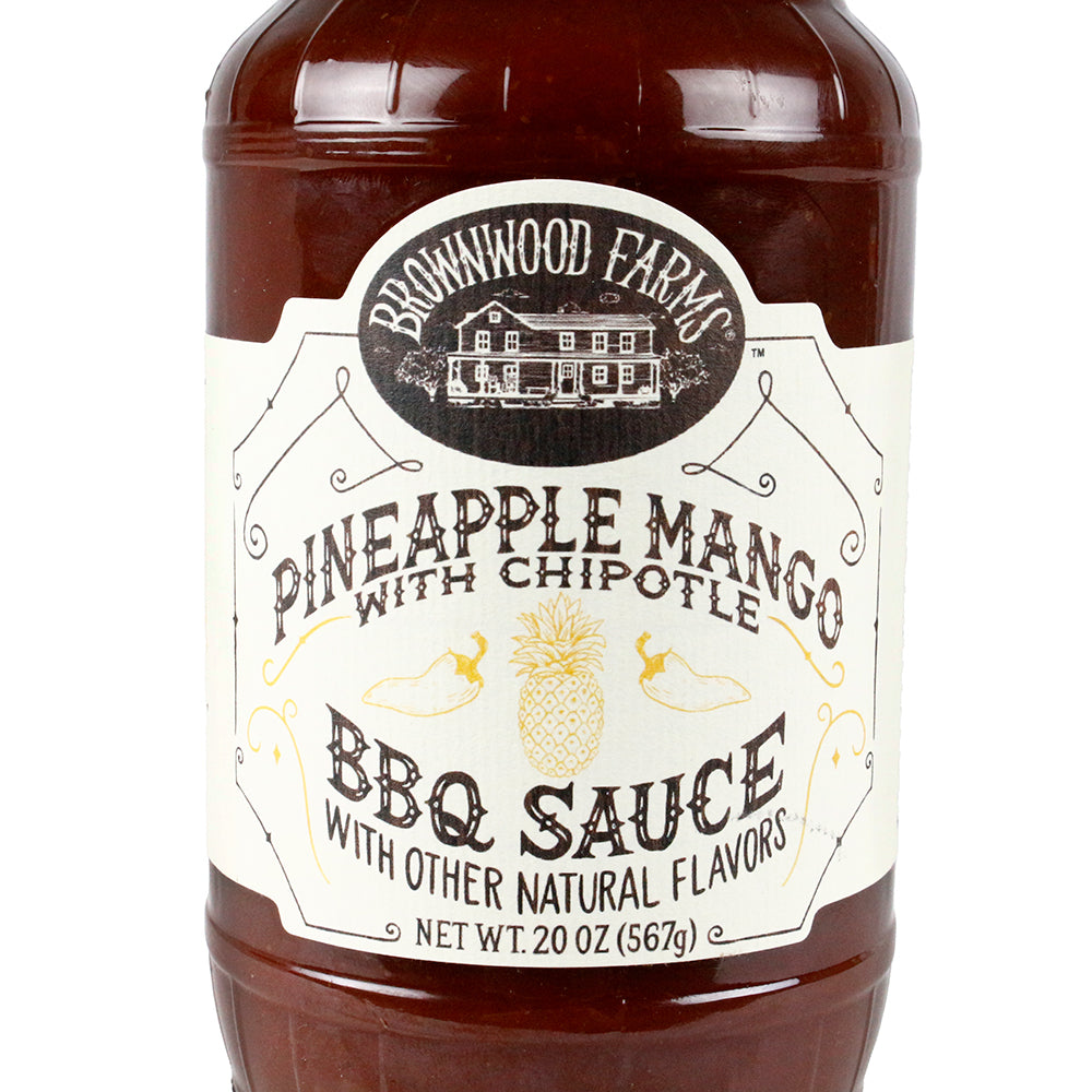  Brownwood Farms Pineapple Mango With Chipotle BBQ Sauce 20oz Gluten Free(Brownwood Farms Pineapple Mango With Chipotle Bbq Sauce 20oz)