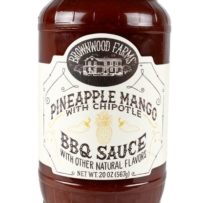  Brownwood Farms Pineapple Mango With Chipotle BBQ Sauce 20oz Gluten Free(Brownwood Farms Pineapple Mango With Chipotle Bbq Sauce 20oz)
