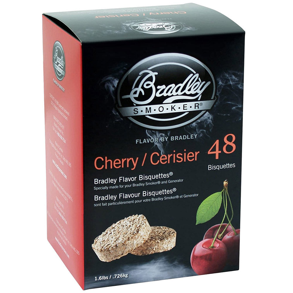  Bradley Smoker Cherry Flavor Wood Smoking Bisquettes 48 Pack BTCH48(Bradley Smoker Cherry Flavor Bisquettes 48 Pack)