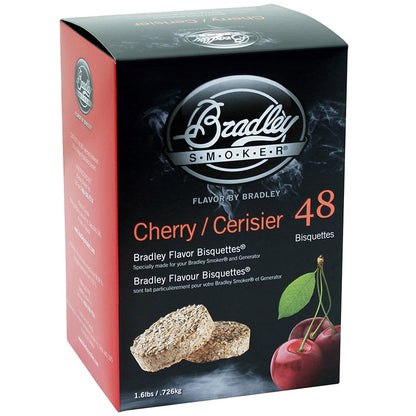  Bradley Smoker Cherry Flavor Wood Smoking Bisquettes 48 Pack BTCH48(Bradley Smoker Cherry Flavor Bisquettes 48 Pack)