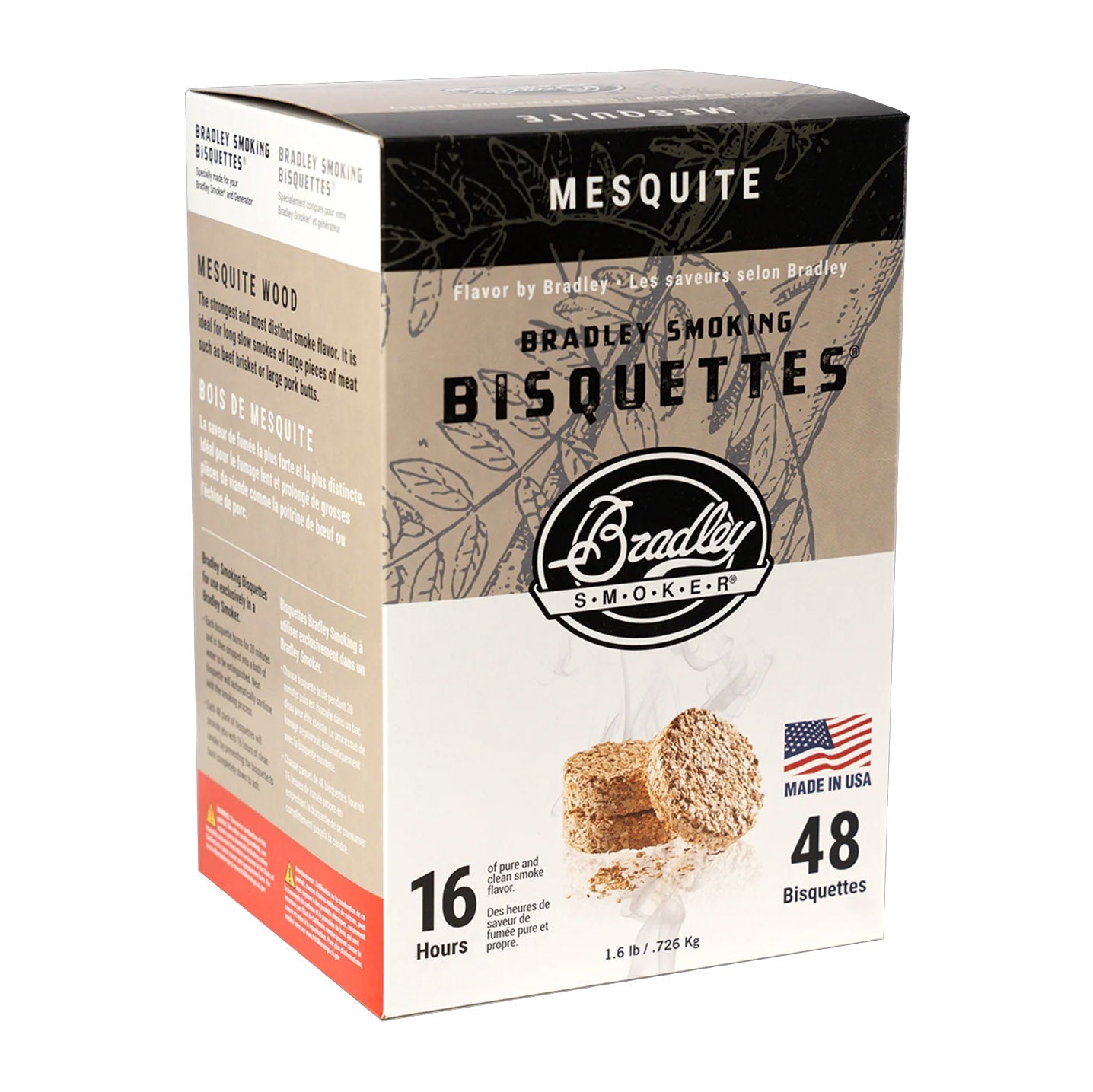  Bradley Smoker Mesquite Flavor Bisquettes 48 Pack(Bradley Smoker Mesquite Flavor Bisquettes 48 Pack)