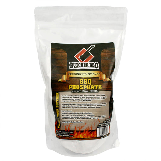  Butcher BBQ Phosphate Meat And Wild Game Brine & Injection Gluten Free 16 Oz(Butcher Bbq Phosphate 16oz)