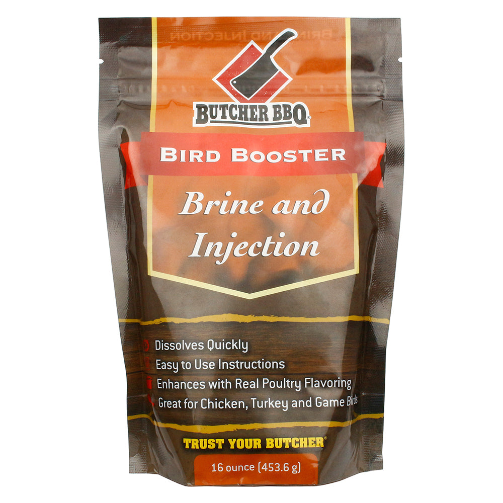  Butcher BBQ Bird Booster Brine And Injection Chicken Turkey Resealable 16 Oz Bag(Butcher Bbq Bird Booster Brine Chicken Turkey)