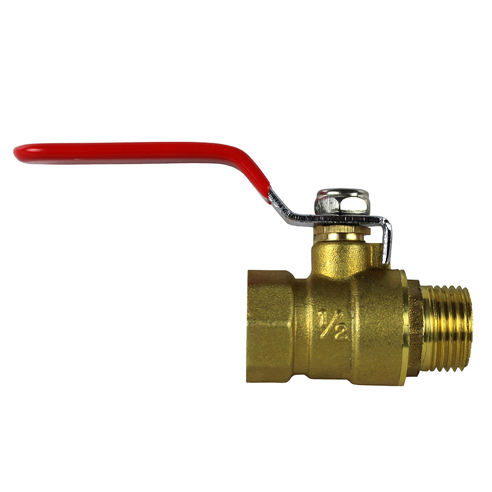  1/2" Male Female NPT Brass Ball Valve Water Moisture Air Tank Drain Shut Off BV04(1 2 Male Female Npt Brass Ball Valve Water Moisture Air Tank Drain Shut Off New)