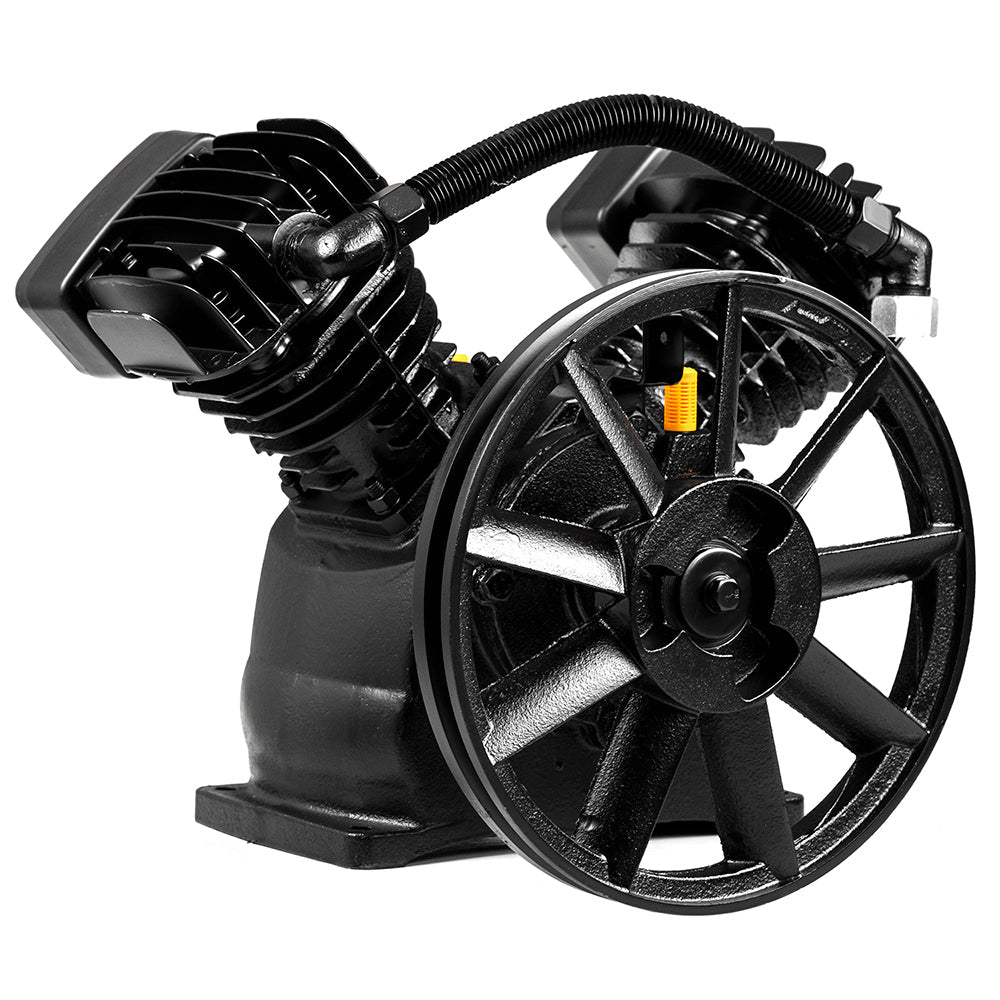  3 HP Replacement Air Compressor Pump Single Stage 2 Cylinder 12.7 CFM V Style(3 Hp Replacement Air Compressor Pump Single Stage 2 Cylinder 12 7 Cfm V Style)