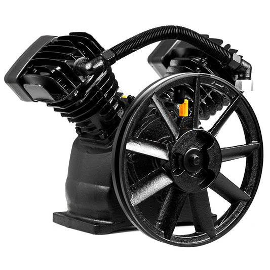  3 HP Replacement Air Compressor Pump Single Stage 2 Cylinder 12.7 CFM V Style(3 Hp Replacement Air Compressor Pump Single Stage 2 Cylinder 12 7 Cfm V Style)