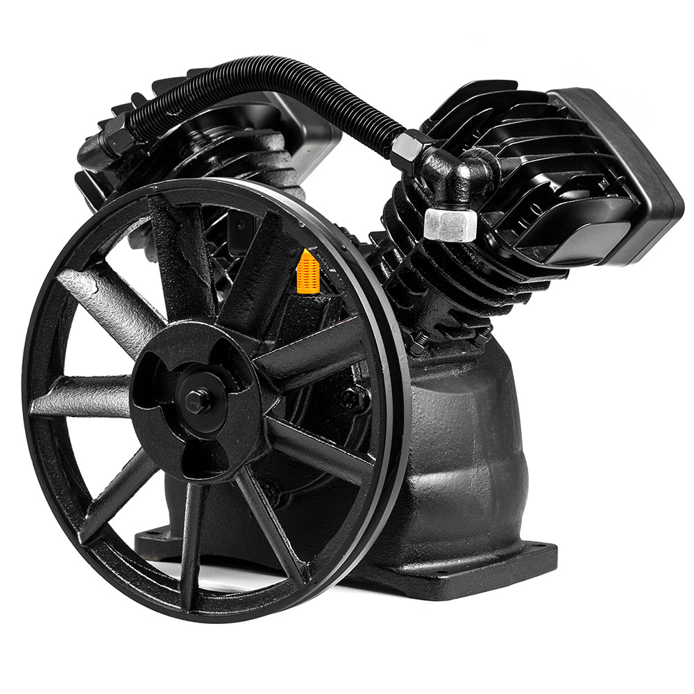  3 HP Replacement Air Compressor Pump Single Stage 2 Cylinder 12.7 CFM V Style(3 Hp Replacement Air Compressor Pump Single Stage 2 Cylinder 12 7 Cfm V Style)
