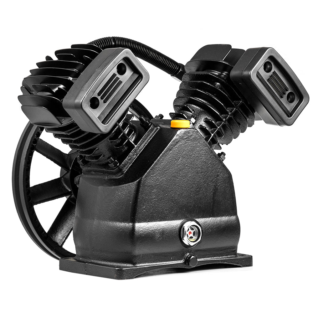  3 HP Replacement Air Compressor Pump Single Stage 2 Cylinder 12.7 CFM V Style(3 Hp Replacement Air Compressor Pump Single Stage 2 Cylinder 12 7 Cfm V Style)