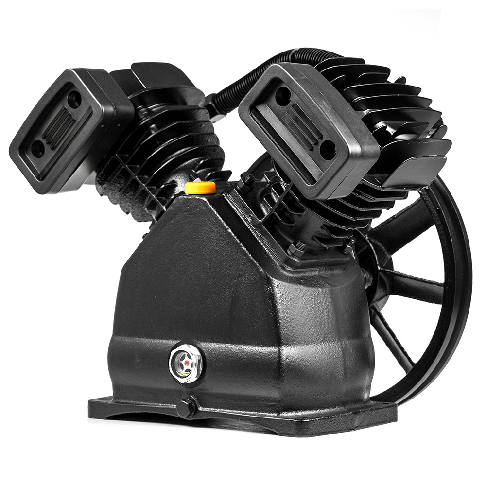  3 HP Replacement Air Compressor Pump Single Stage 2 Cylinder 12.7 CFM V Style(3 Hp Replacement Air Compressor Pump Single Stage 2 Cylinder 12 7 Cfm V Style)