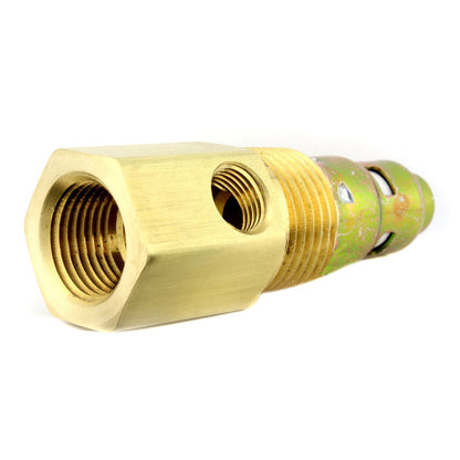  1/2" X 3/8" Air Compressor In Tank Check Valve Brass Construction USA Made(1 2 X 3 8 Air Compressor In Tank Check Valve)