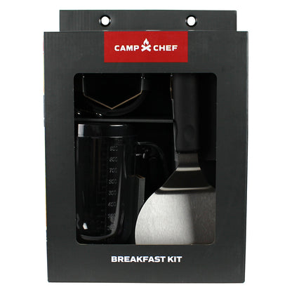  Camp Chef Breakfast Kit 6 Piece Griddle Accessory Spatula Egg Ring Batter BFSET6(Breakfast Kit 6 Piece Griddle Accessory)