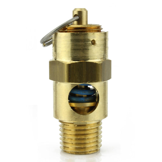  350 PSI 1/4" Male NPT Air Compressor Pressure Relief Safety Pop Off Valve(350 Psi 1 4 Male Npt Air Compressor Pressure Relief Safety Pop Off Valve)