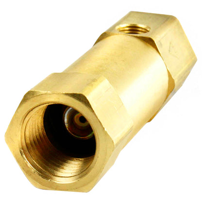  1/2" X 1/2 Inch Female NPT In Line Brass Compressed Air Check Valve CIL1212U(1 2 X 1 2 Inch Female Npt In Line Brass Compressed Air Check Valve Cil1212u)