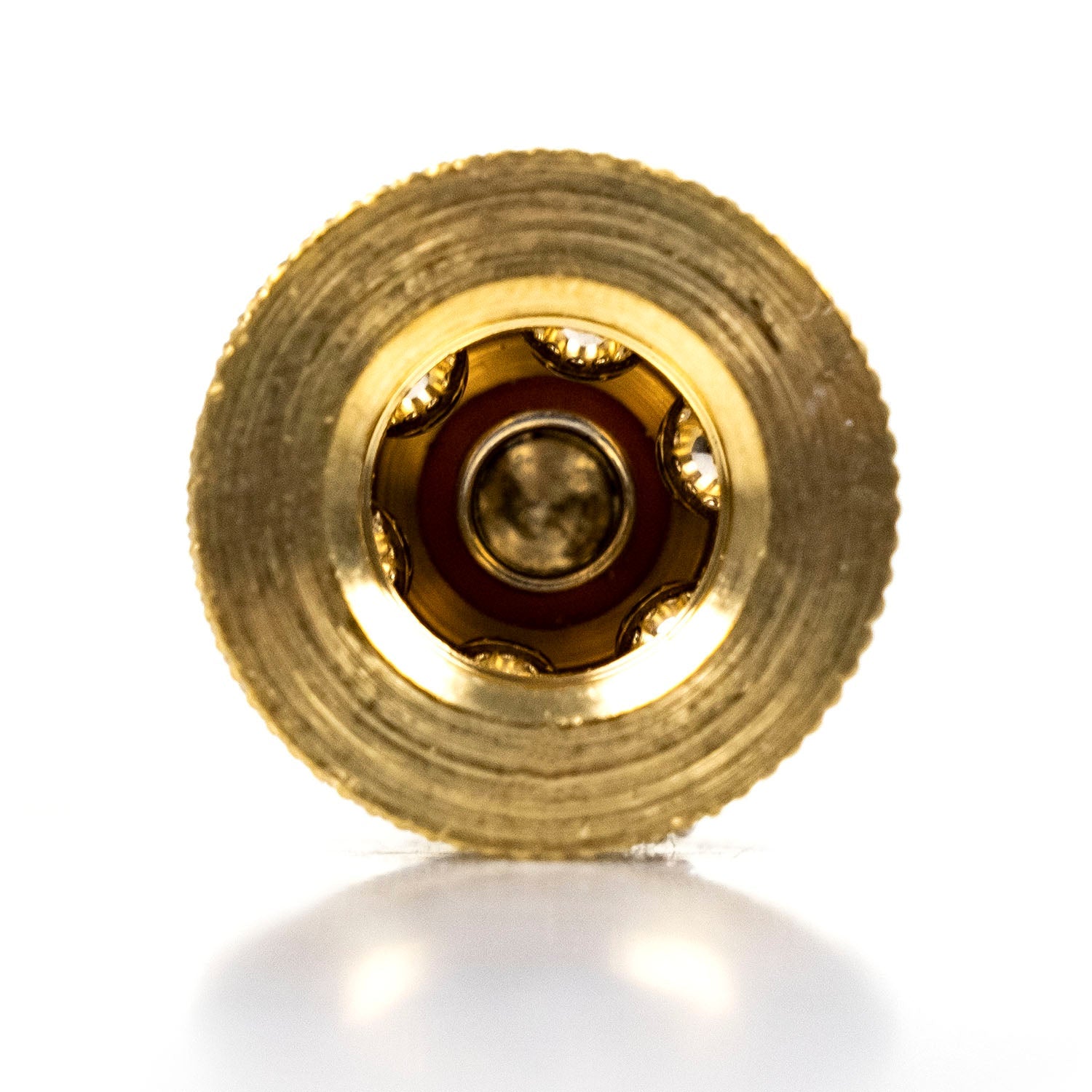  Industrial Style 1/4" NPT 1/4" Body Air Compressor Quick Coupler 6 Ball Bearing(Rolair Male 1 4 6 Ball Brass Coupler)