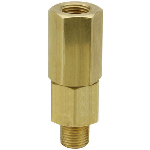  1/8" Male To Female NPT Solid Brass Check Valve 500 PSI(1 8 Male To Female Npt Solid Brass Check Valve 500 Psi)