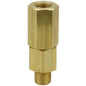  1/8" Male To Female NPT Solid Brass Check Valve 500 PSI(1 8 Male To Female Npt Solid Brass Check Valve 500 Psi)