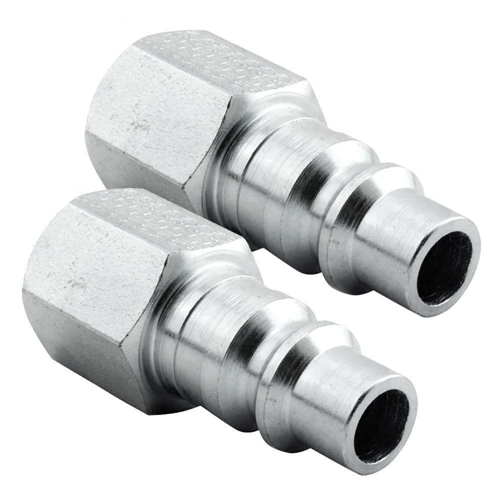  Milton H Style Plugs 3/8" Female NPT Steel Quick Release Plugs S-1838 Two Pack(3 8 Fnpt H Style Plug Hardened Steel 300 Psi Max 67 Scfm 2 Pack Milton S 1838)
