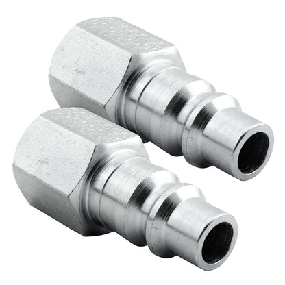  Milton H Style Plugs 3/8" Female NPT Steel Quick Release Plugs S-1838 Two Pack(3 8 Fnpt H Style Plug Hardened Steel 300 Psi Max 67 Scfm 2 Pack Milton S 1838)