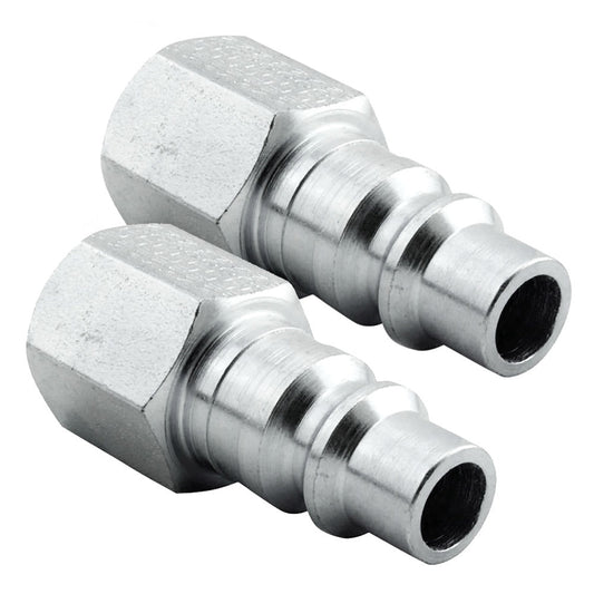  Milton H Style Plugs 3/8" Female NPT Steel Quick Release Plugs S-1838 Two Pack(3 8 Fnpt H Style Plug Hardened Steel 300 Psi Max 67 Scfm 2 Pack Milton S 1838)