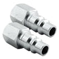  Milton H Style Plugs 3/8" Female NPT Steel Quick Release Plugs S-1838 Two Pack(3 8 Fnpt H Style Plug Hardened Steel 300 Psi Max 67 Scfm 2 Pack Milton S 1838)