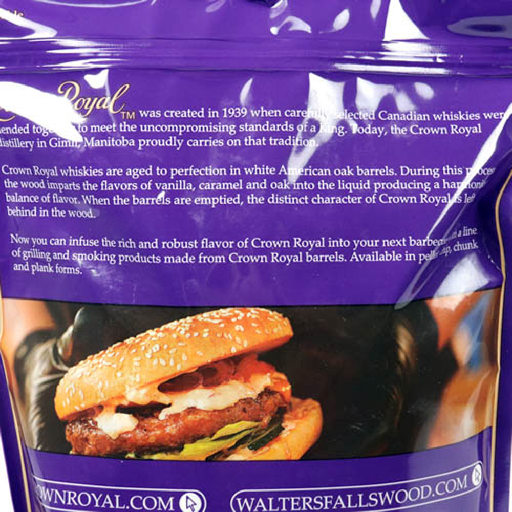  Crown Royal Premium Whisky Barrel Cooking Chips Rich & Robust Flavor CR-CHIPS(Crown Royal Premium Whisky Barrel Chips Rich Robust Flavor)