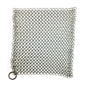  Crisbee Chain Mail Cast Iron Scrubber 8" X 8" Inch Square For Cookware Cleaning(Crisbee Chain Mail Scrubber Stainless Steel Rust Resistant For Cast Iron And Carbon Steel Cookware)