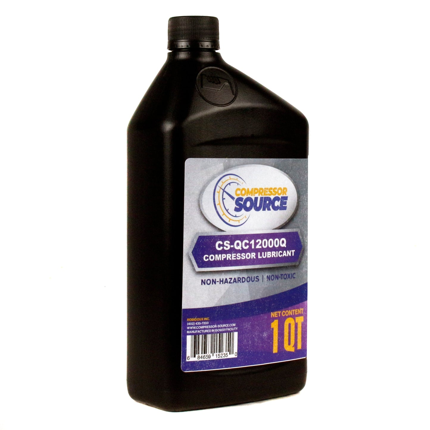  Replacement For Quincy Quin-Cip 100 Compressor Oil Quart ISO 100 SAE 30 QC12000Q(Replacement For Quincy Quincip 100 Compressor Oil Quart)