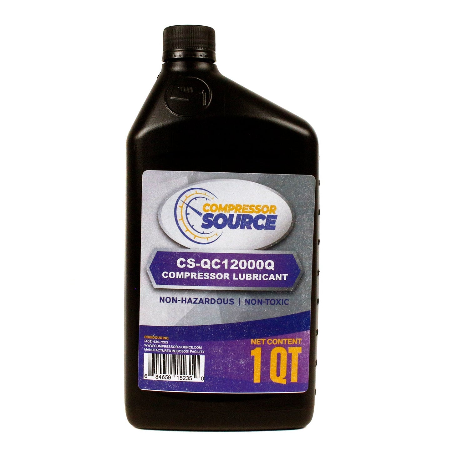  Replacement For Quincy Quin-Cip 100 Compressor Oil Quart ISO 100 SAE 30 QC12000Q(Replacement For Quincy Quincip 100 Compressor Oil Quart)
