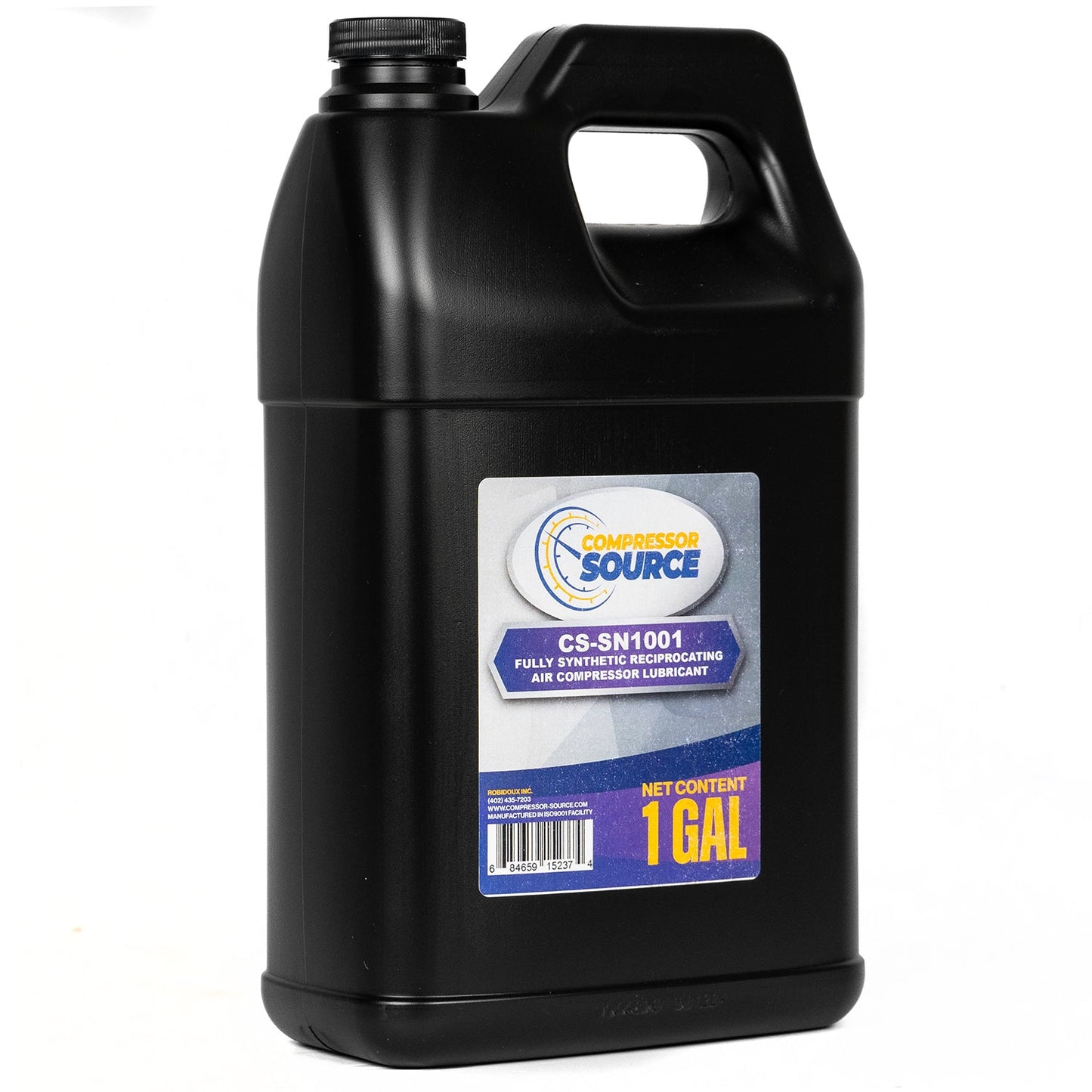  Fully Synthetic Piston Air Compressor Oil 1 Gallon ISO 100 8000 Hour Lifespan(Compressor Source Full Synthetic Reciprocating Air Compressor Lubricant Iso 100 Gallon)