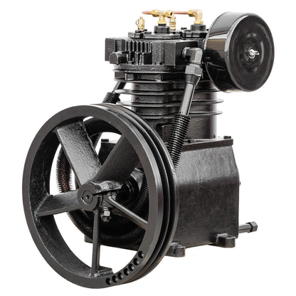  5 HP Replacement Air Compressor Pump 2 Stage 2 Cylinder 19 CFM W/ Head Unloaders(5 Hp Replacement Air Compressor Pump 2 Stage 2 Cylinder 19 Cfm W Head Unloaders)