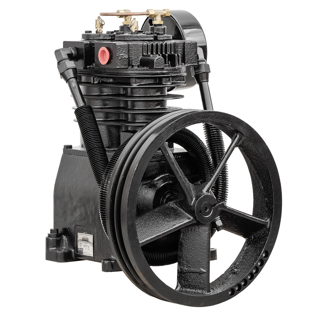  5 HP Replacement Air Compressor Pump 2 Stage 2 Cylinder 19 CFM W/ Head Unloaders(5 Hp Replacement Air Compressor Pump 2 Stage 2 Cylinder 19 Cfm W Head Unloaders)