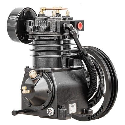  5 HP Replacement Air Compressor Pump 2 Stage 2 Cylinder 19 CFM W/ Head Unloaders(5 Hp Replacement Air Compressor Pump 2 Stage 2 Cylinder 19 Cfm W Head Unloaders)