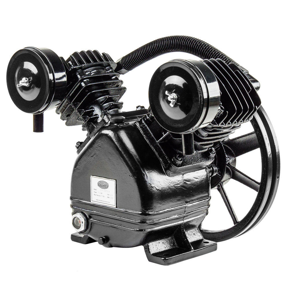  CS2065A 2 To 3 HP Replacement Air Compressor Pump Single Stage Two Cylinder 7 CFM(2 3 Hp Replacement Air Compressor Pump Single Stage Two Cylinder 7 Cfm)