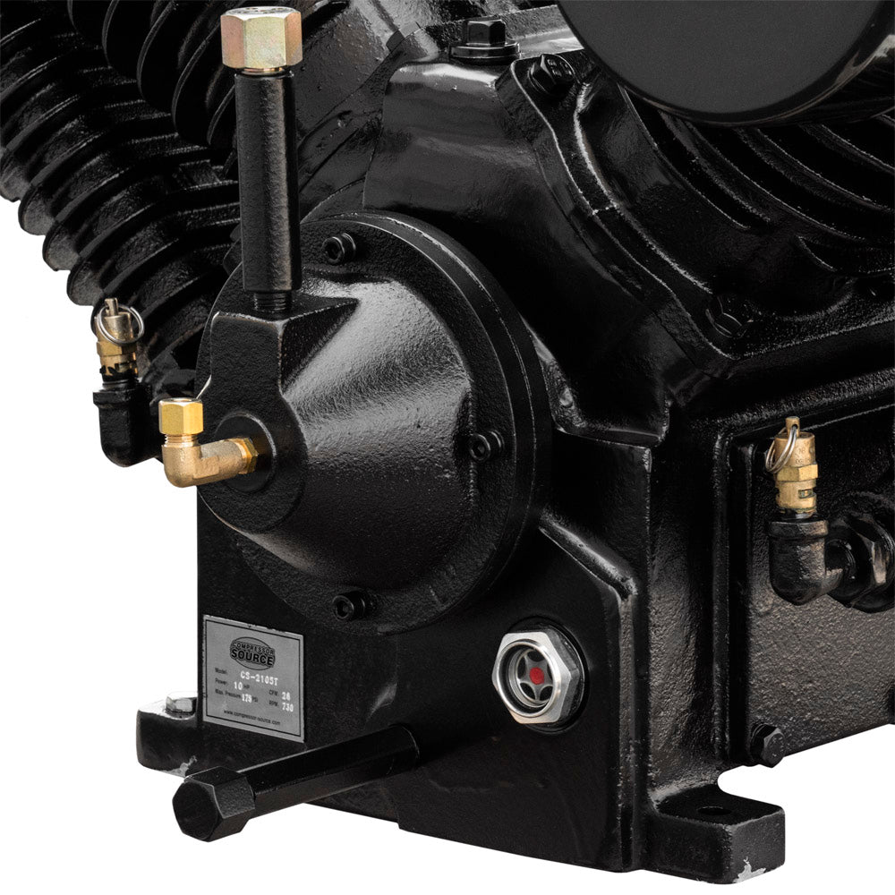  10 HP Replacement Air Compressor Pump Two Stage 4 Cylinder 36 CFM Max(10 Hp Replacement Air Compressor Pump Two Stage 4 Cylinder 36 Cfm Max)