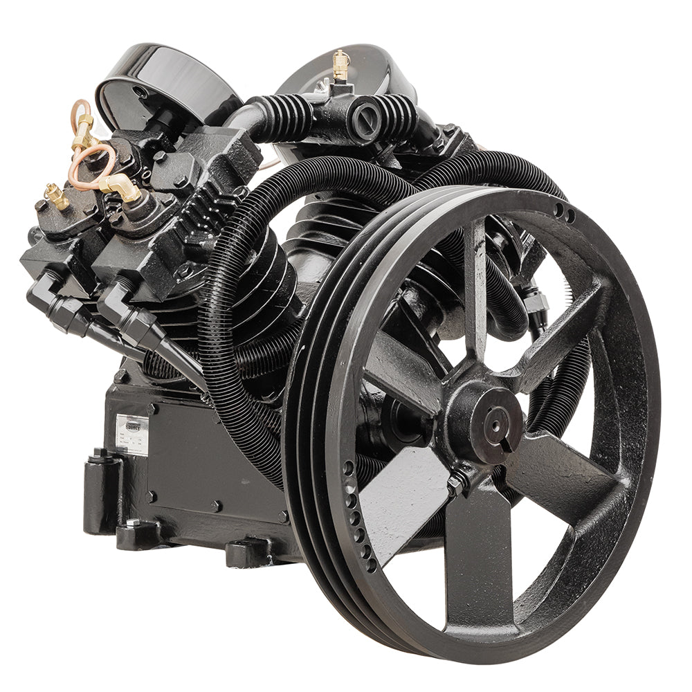  7.5 - 10 HP Replacement Air Compressor Pump 2 Stage 4 Cylinder With Head Unloaders CS2120TH(7 5 10 Hp Replacement Air Compressor Pump 2 Stage 4 Cylinder W Head Unloaders)