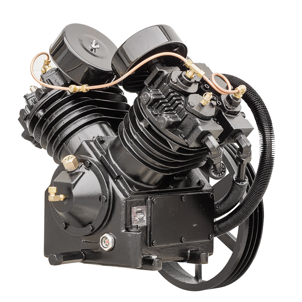  7.5 - 10 HP Replacement Air Compressor Pump 2 Stage 4 Cylinder With Head Unloaders CS2120TH(7 5 10 Hp Replacement Air Compressor Pump 2 Stage 4 Cylinder W Head Unloaders)